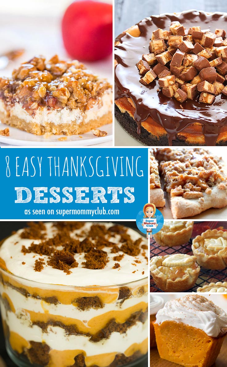 Easy Thanksgiving Dessert Recipes that look AMAZING